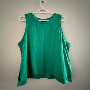 Lululemon green crop tank